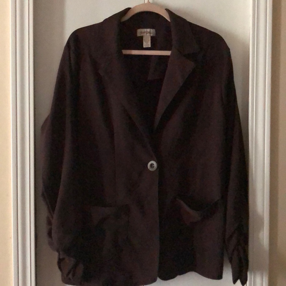 Brown blazer